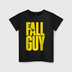 Детская футболка хлопок The fall guy logo