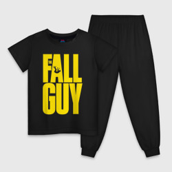 Детская пижама хлопок The fall guy logo