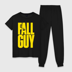 Женская пижама хлопок The fall guy logo