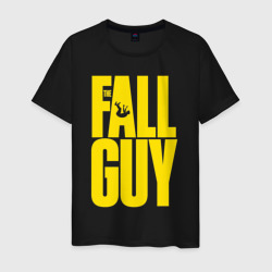 Мужская футболка хлопок The fall guy logo