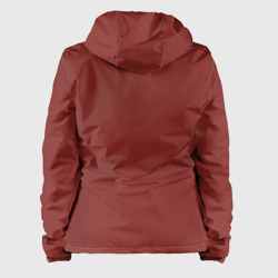 Куртка с принтом Half-Life: Decay бордовый для женщины, вид сзади №1. Цвет основы: белый