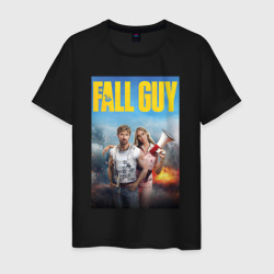 Мужская футболка хлопок Ryan Gosling and Emily Blunt the fall guy