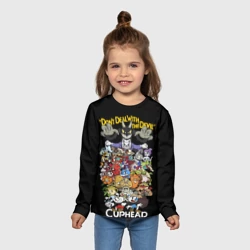 Детский лонгслив 3D Cuphead enemys    - фото 2