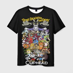 Мужская футболка 3D Cuphead enemys   