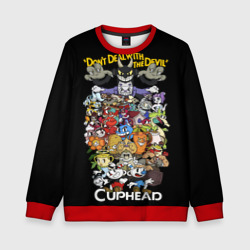 Детский свитшот 3D Cuphead enemys   