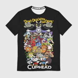 Мужская футболка 3D Cuphead enemys   