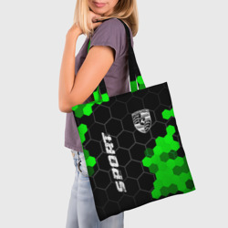 Шоппер 3D Porsche green sport hexagon - фото 2