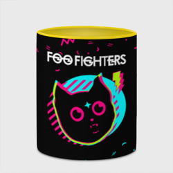 Кружка с полной запечаткой Foo Fighters - rock star cat - фото 2