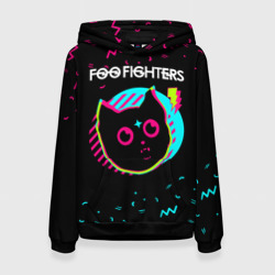 Женская толстовка 3D Foo Fighters - rock star cat