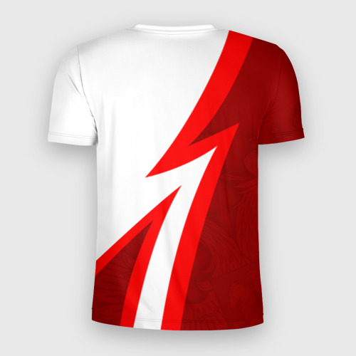 Мужская футболка 3D Slim Великая отечественная - Бело-красный, цвет 3D печать - фото 2