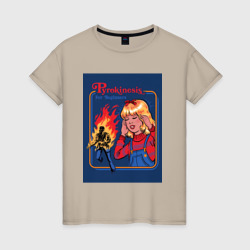 Пирокинезис для начинающих мем – Женская футболка хлопок с принтом купить со скидкой в -20%