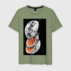 Планета из фруктов – Мужская футболка хлопок с принтом купить со скидкой в -20%