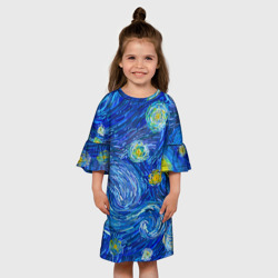 Детское платье 3D Мазки ван гога - фото 2