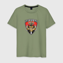 Мужлан х**носец рыцарь – Мужская футболка хлопок с принтом купить со скидкой в -20%