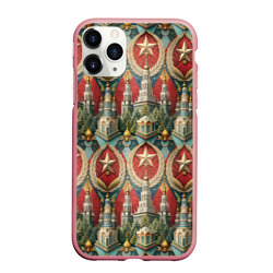 Чехол для iPhone 11 Pro Max матовый СССР ретро стиль