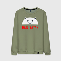 Мужской свитшот хлопок Hail satan