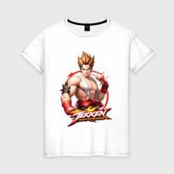 Женская футболка хлопок Персонаж из игры Tekken