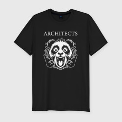 Мужская футболка хлопок Slim Architects rock panda