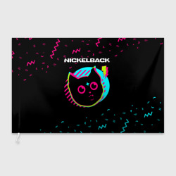Флаг 3D Nickelback - rock star cat