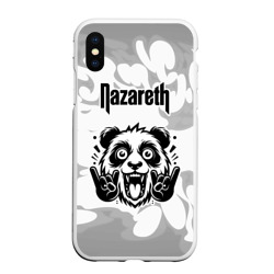 Nazareth рок панда на светлом фоне – Чехол для iPhone XS Max матовый с принтом купить