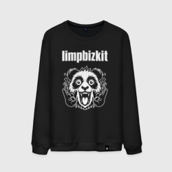 Limp Bizkit rock panda – Мужской свитшот хлопок с принтом купить со скидкой в -13%