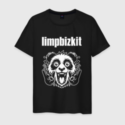 Мужская футболка хлопок Limp Bizkit rock panda