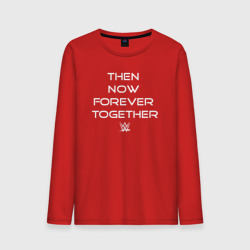 Мужской лонгслив хлопок WWE Then Now Forever Together