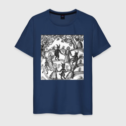 Танец с демонами – Мужская футболка хлопок с принтом купить со скидкой в -20%