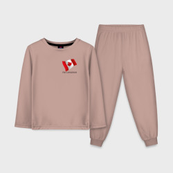 I'm Canadian - motto – Детская пижама с лонгсливом хлопок с принтом купить