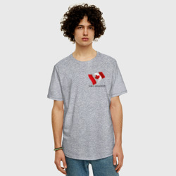 Мужская футболка хлопок Oversize I'm Canadian - motto - фото 2