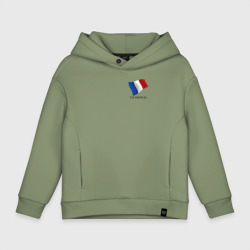 Детское худи Oversize хлопок I'm French - motto