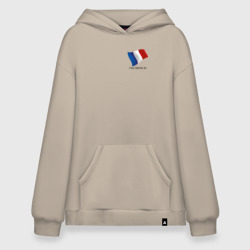 Худи SuperOversize хлопок I'm French - motto