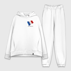 Женский костюм хлопок Oversize I'm French - motto