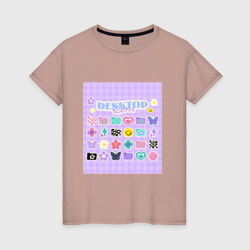 Ретро стиль нулевых y2k – Женская футболка хлопок с принтом купить со скидкой в -20%