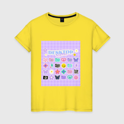 Ретро стиль нулевых y2k – Женская футболка хлопок с принтом купить со скидкой в -20%