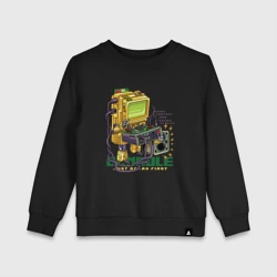 Детский свитшот хлопок Ретро компьютер геймер