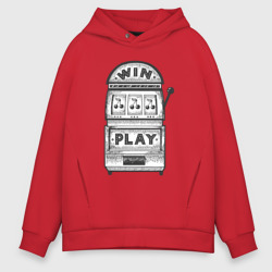 Мужское худи Oversize хлопок Play and win