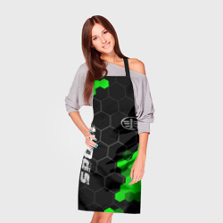 Фартук 3D FAW green sport hexagon - фото 2