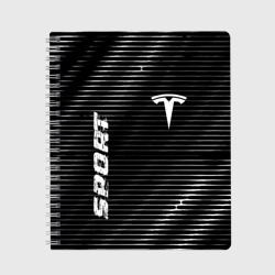 Tesla sport metal – Тетрадь с принтом купить