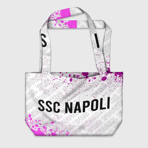 Пляжная сумка с принтом Napoli pro football по-горизонтали, вид спереди №1
