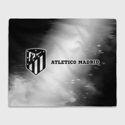 Плед 3D Atletico Madrid sport на светлом фоне по-горизонтали