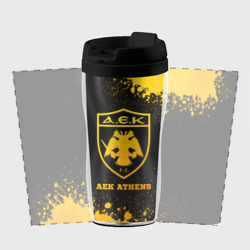 Термокружка-непроливайка AEK Athens - gold gradient - фото 2