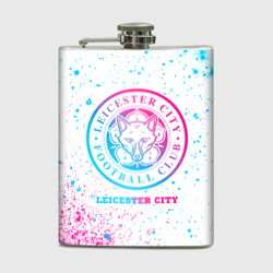 Фляга Leicester City neon gradient style