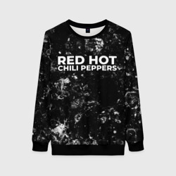 Женский свитшот 3D Red Hot Chili Peppers black ice