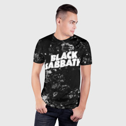 Мужская футболка 3D Slim Black Sabbath black ice - фото 2
