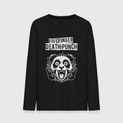 Мужской лонгслив хлопок Five Finger Death Punch rock panda