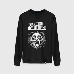 Женский свитшот хлопок Five Finger Death Punch rock panda