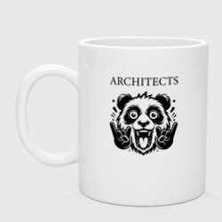 Architects - rock panda – Кружка керамическая с принтом купить