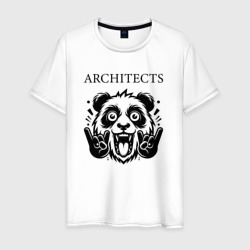 Мужская футболка хлопок Architects - rock panda