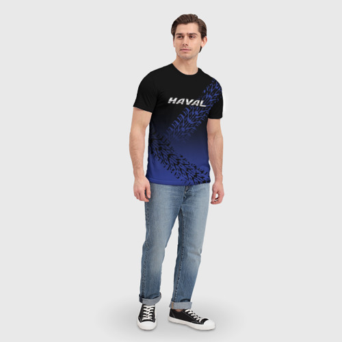 Мужская футболка 3D Haval, цвет 3D печать - фото 5